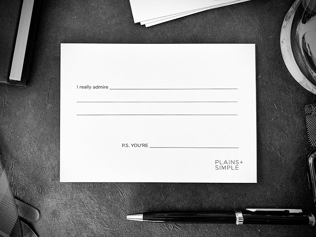 I Really Admire Postcard