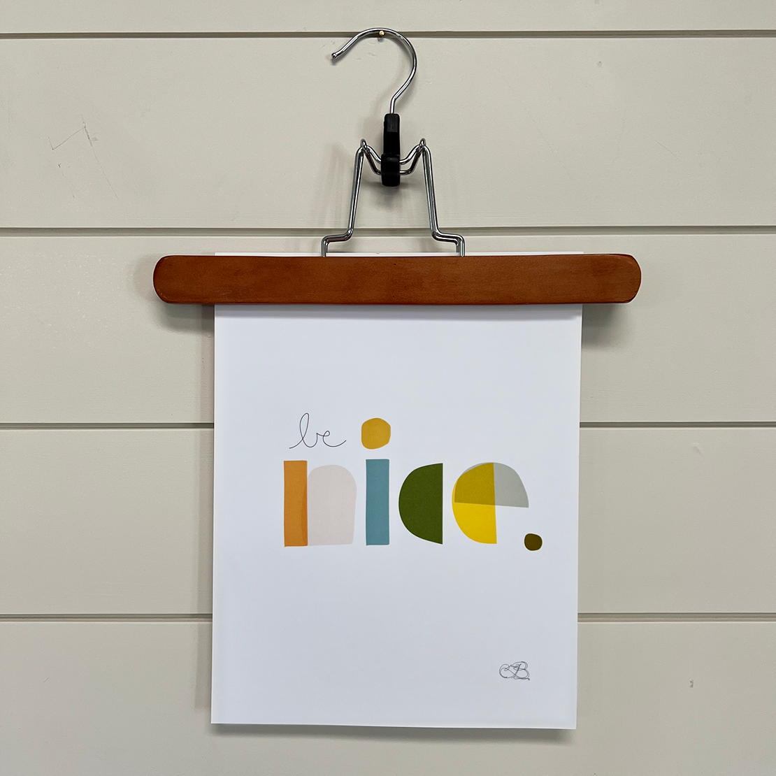 Be Nice Print