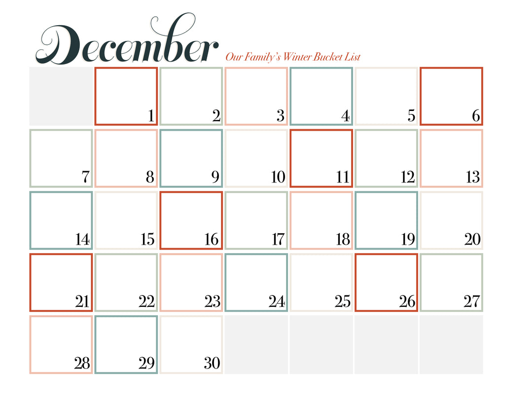 December Intentional Living