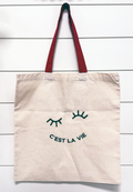 C'est La Vie Tote Bag