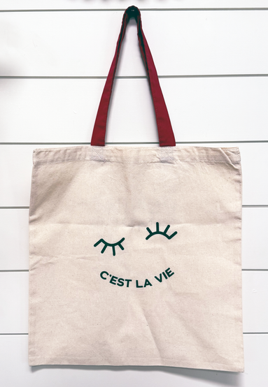 C'est La Vie Tote Bag