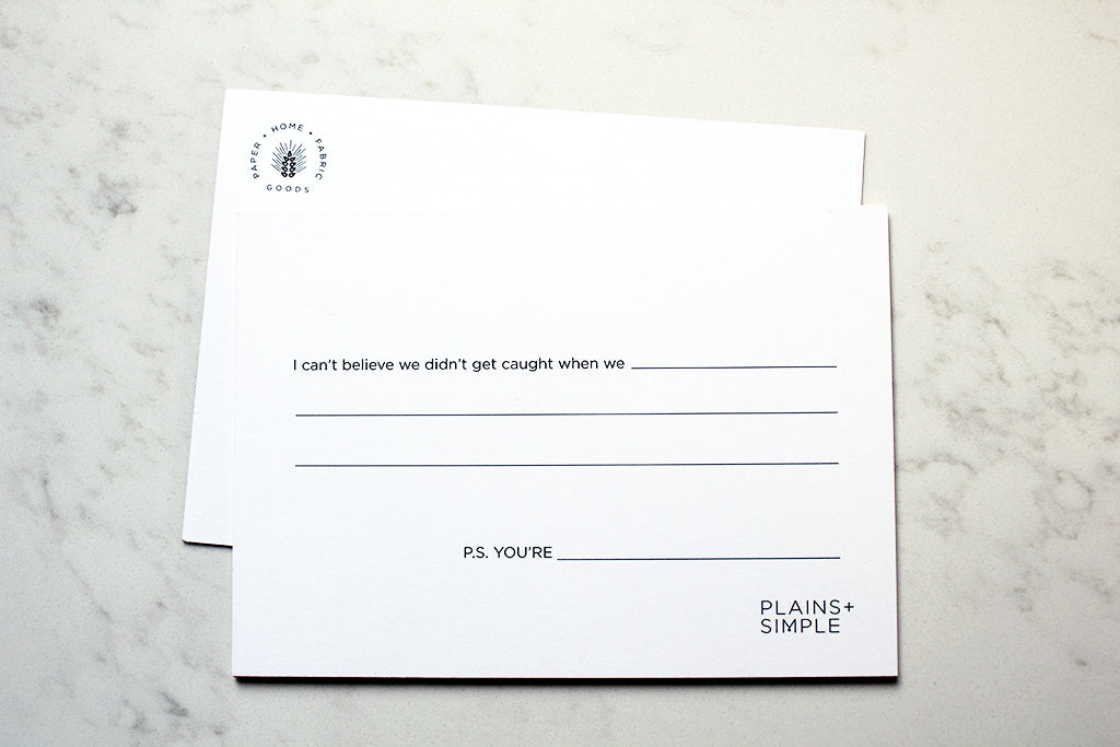 Get Caught Postcard