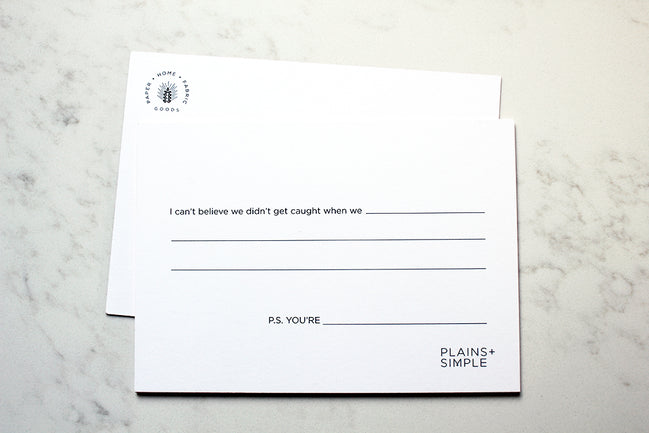 Get Caught Postcard