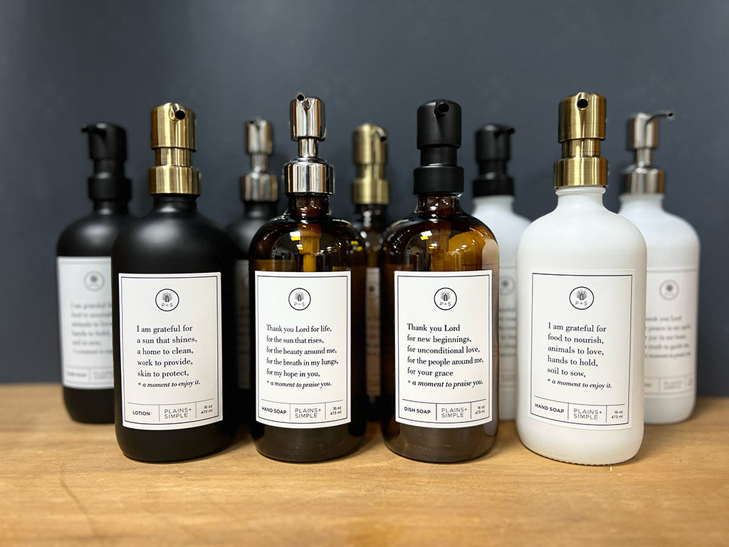 I Am Grateful –  Dish Soap Gratitude Bottle