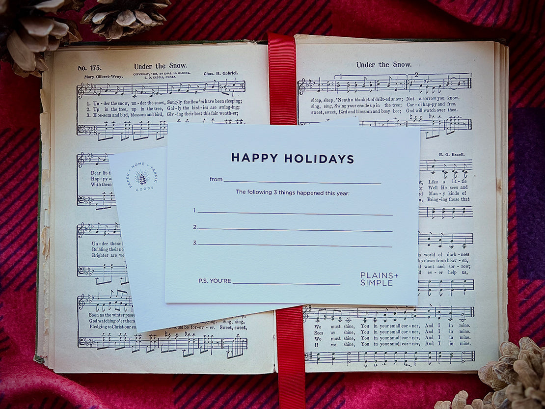 Happy Holidays Postcard