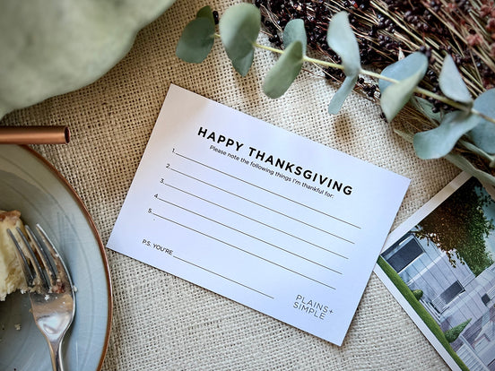 Happy Thanksgiving, Grateful Postcard