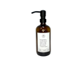 Amber glass I Am Grateful Gratitude Lotion Bottle with black pump.
