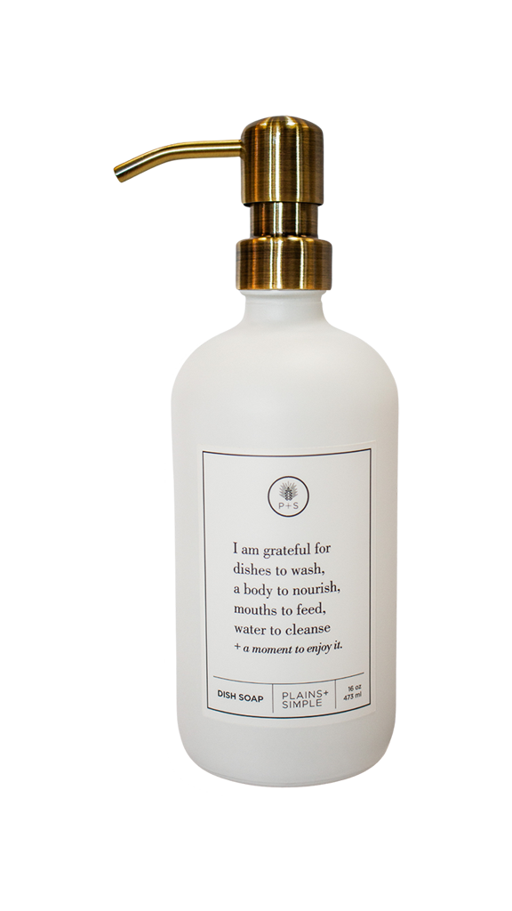 I Am Grateful –  Dish Soap Gratitude Bottle