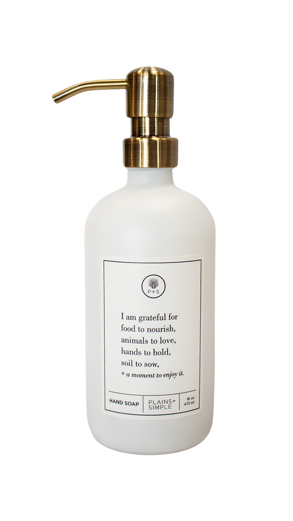I Am Grateful –  Hand Soap Gratitude Bottle