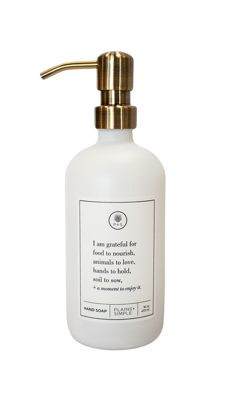I Am Grateful –  Hand Soap Gratitude Bottle