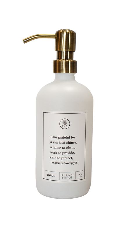 I Am Grateful –  Lotion Gratitude Bottle
