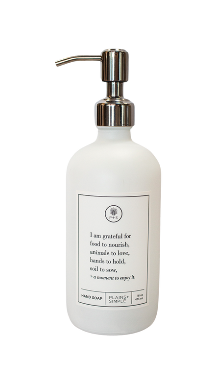 I Am Grateful –  Hand Soap Gratitude Bottle