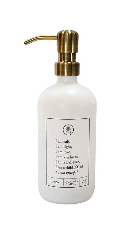 I Am Salt & Light – Lotion Gratitude Bottle