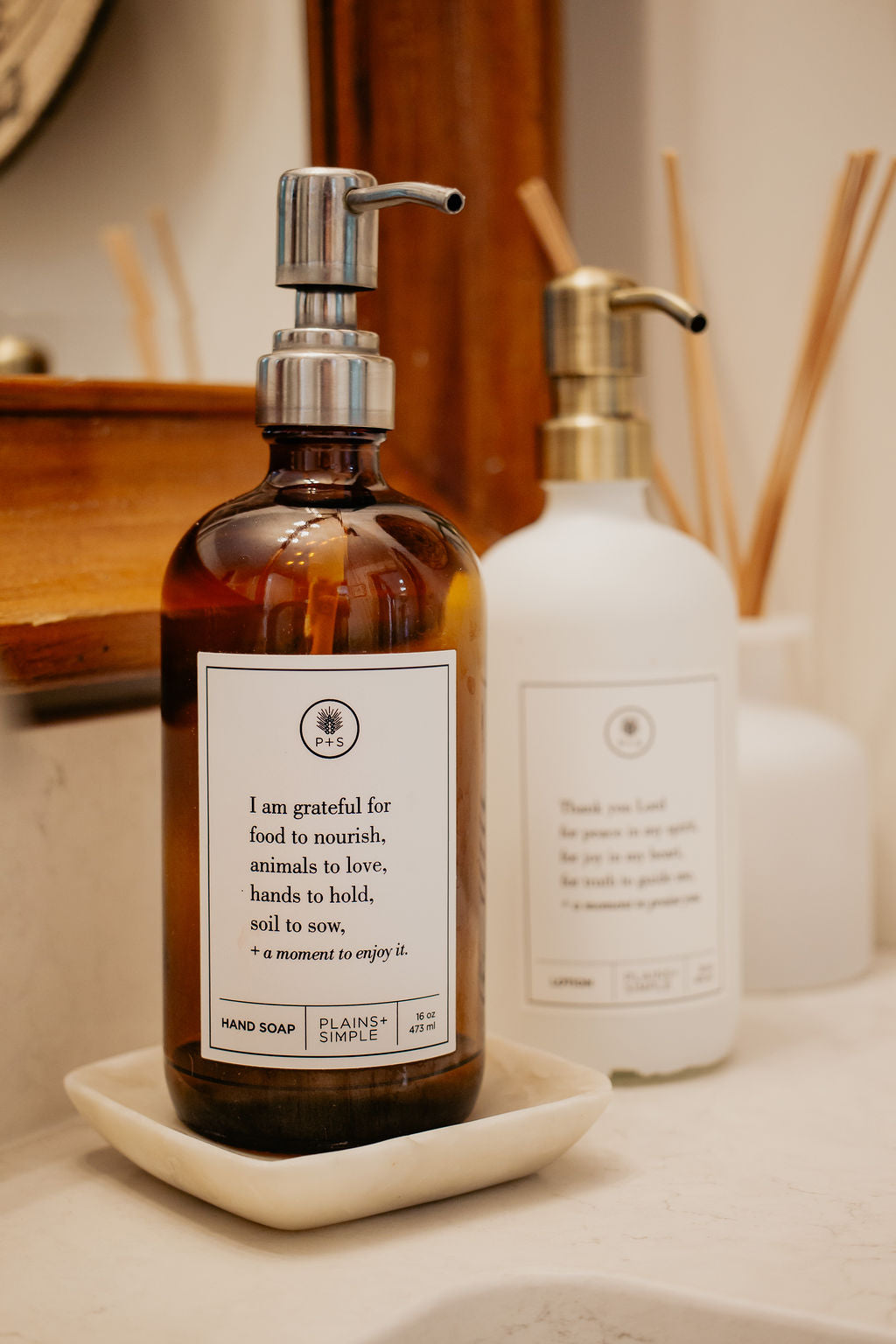I Am Grateful –  Hand Soap Gratitude Bottle