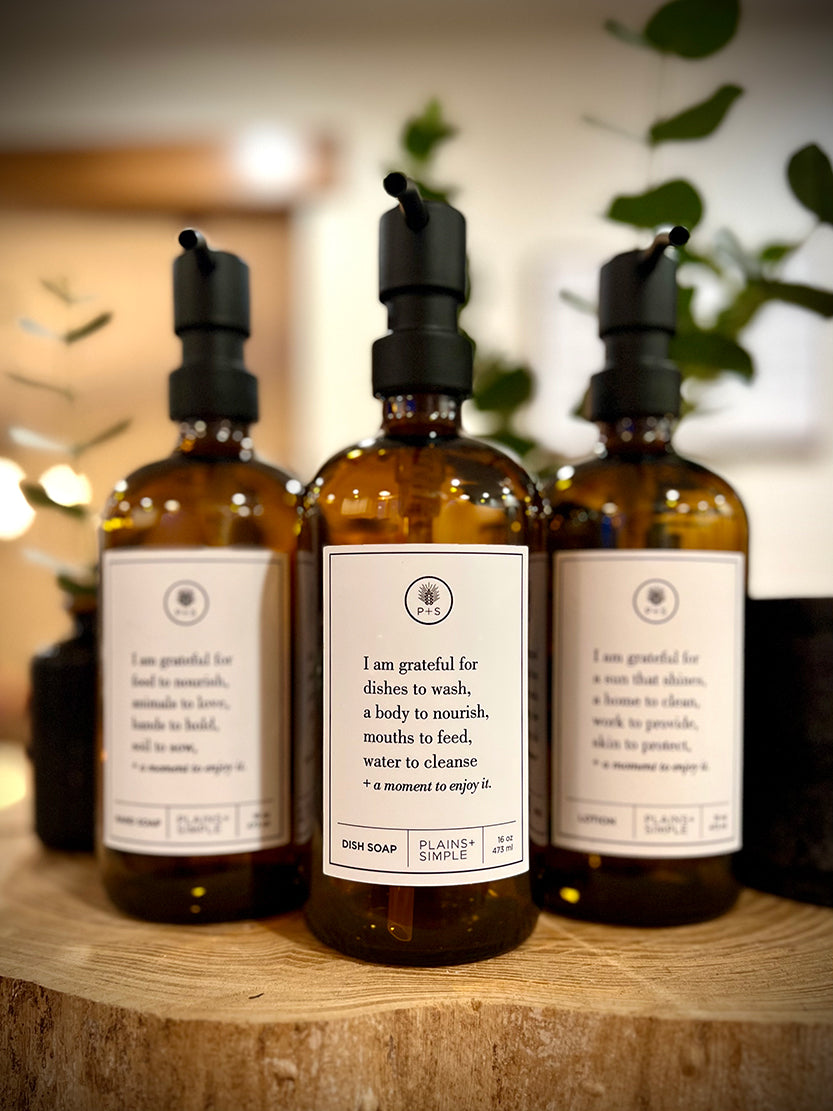 I Am Grateful –  Dish Soap Gratitude Bottle