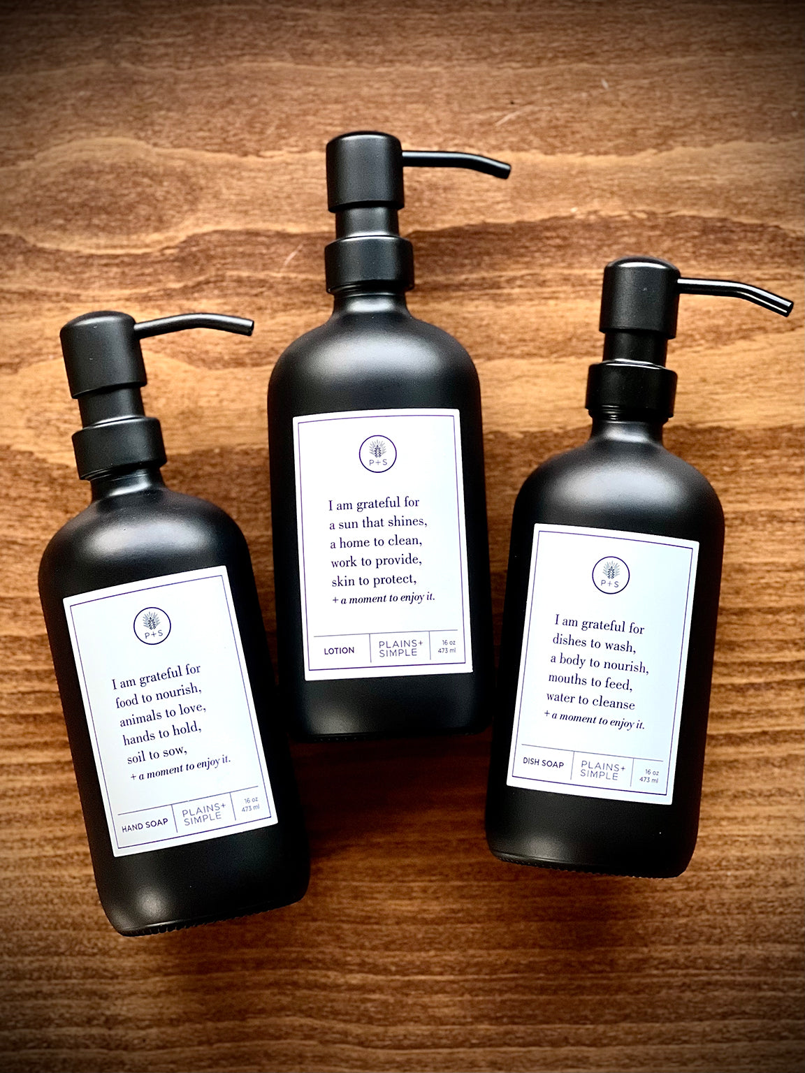 I Am Grateful –  Dish Soap Gratitude Bottle