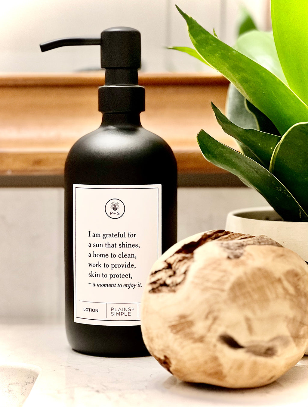 I Am Grateful –  Lotion Gratitude Bottle