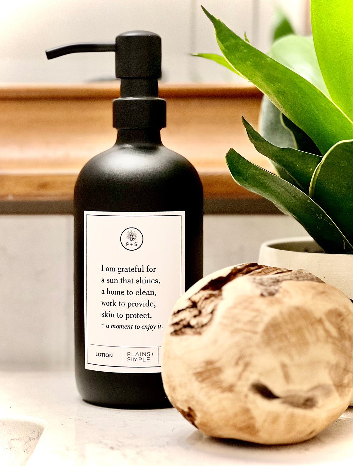 I Am Grateful –  Lotion Gratitude Bottle