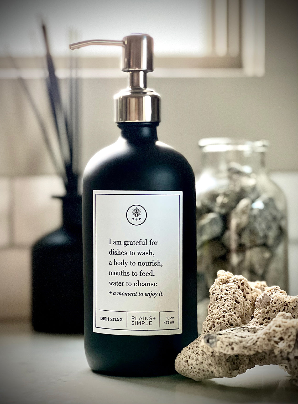 I Am Grateful –  Dish Soap Gratitude Bottle