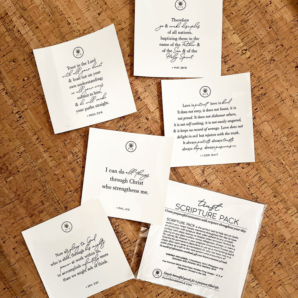 Scripture Pack Sticker Clings
