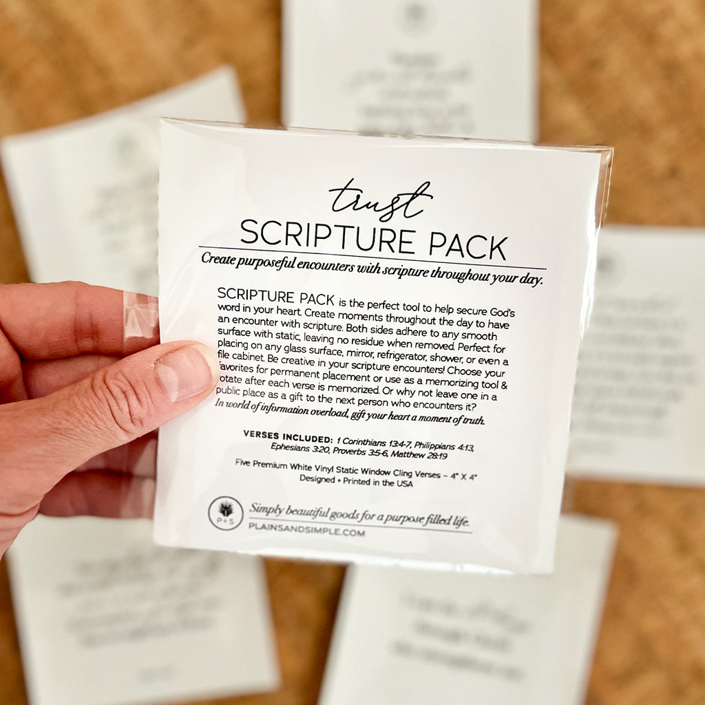 Scripture Pack Sticker Clings