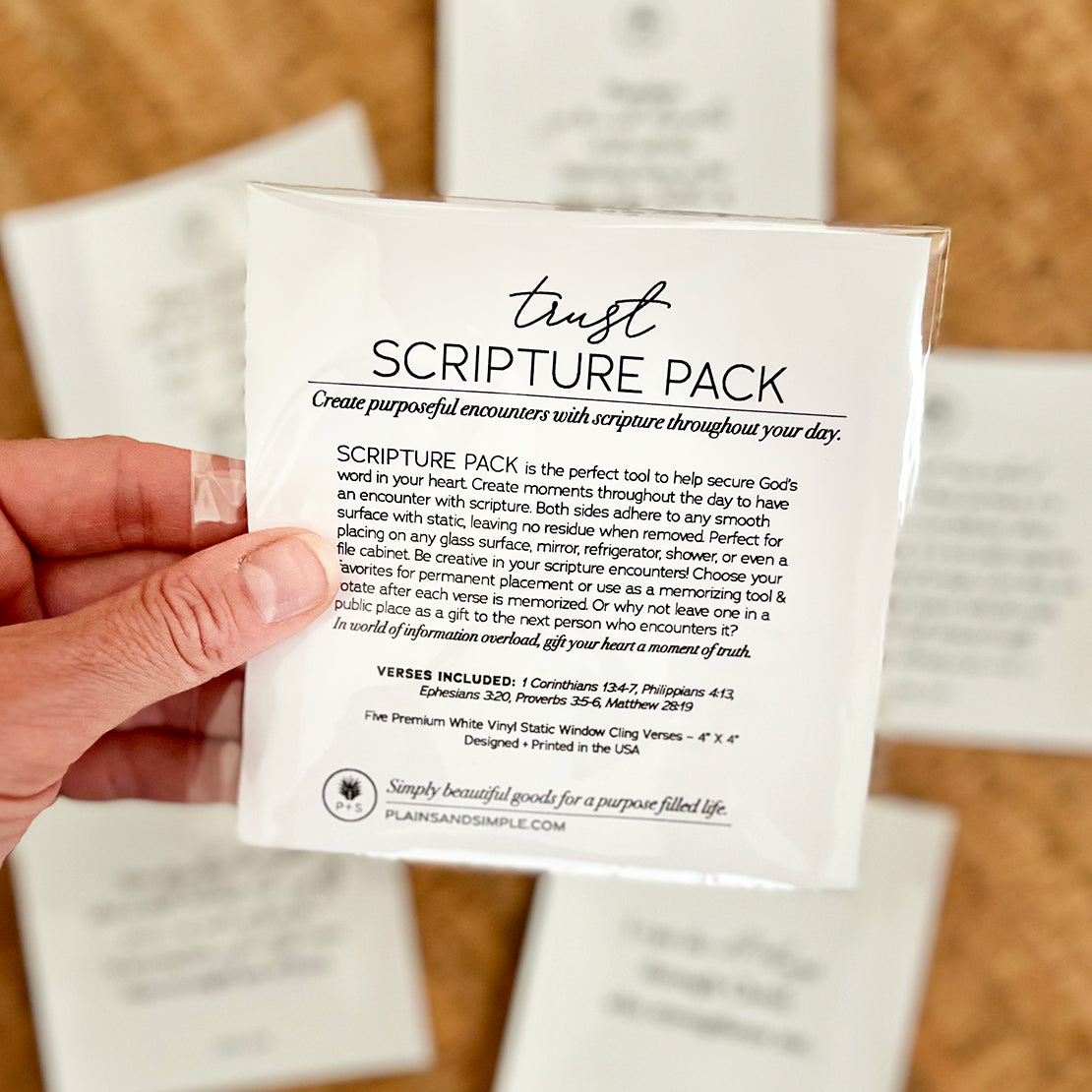 Scripture Pack Sticker Clings